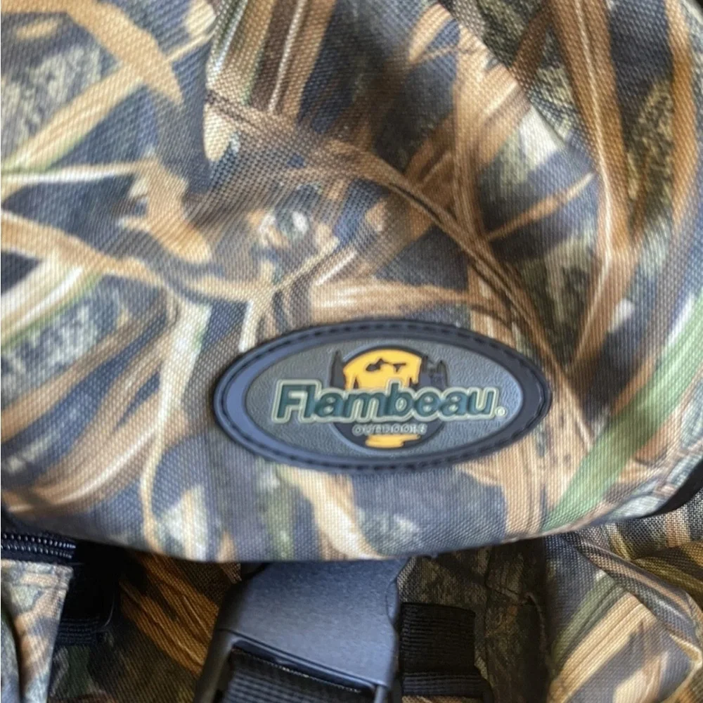Flambeau Outdoors Waterproof Camo Back Pack Camping Hiking